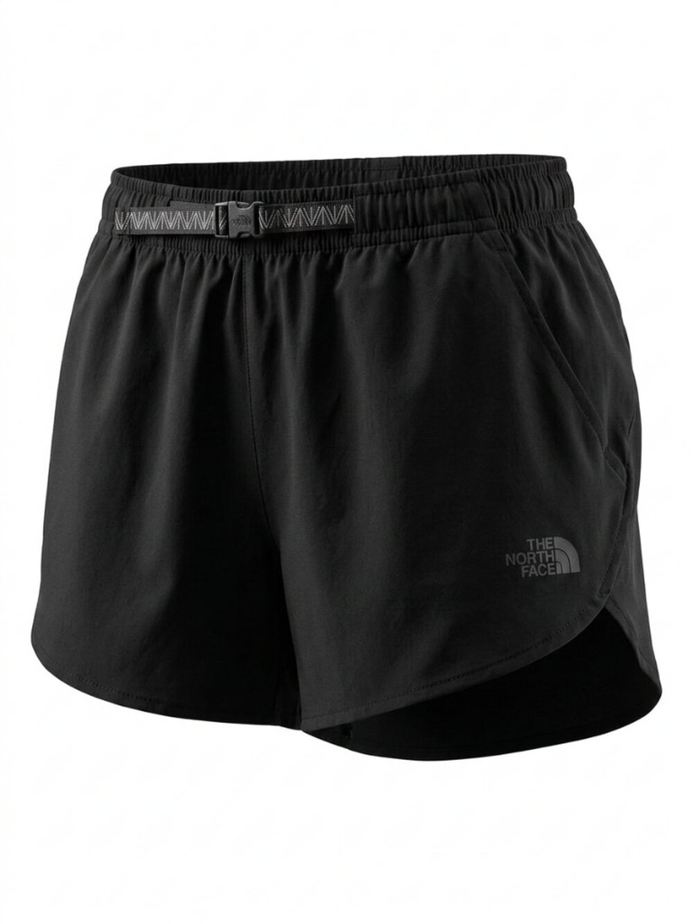 THE NORTH FACE Black Lightweight Running Athletic Shorts women's large